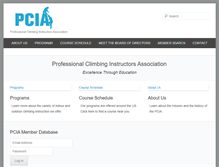 Tablet Screenshot of pcia.us